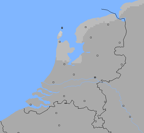 Bewolking Nederland