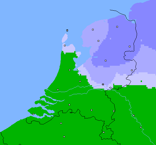 Neerslag (24 uur) Nederland