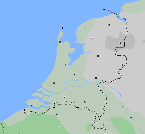 Bewolking Nederland
