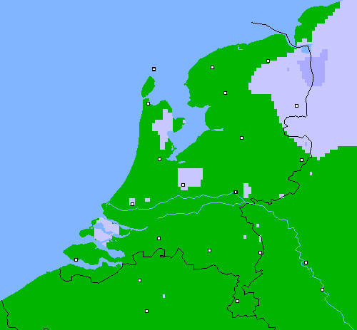 Neerslag (24 uur) Nederland
