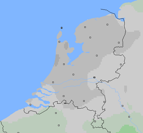 Bewolking Nederland