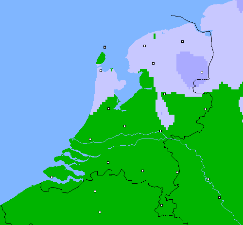 Neerslag (24 uur) Nederland