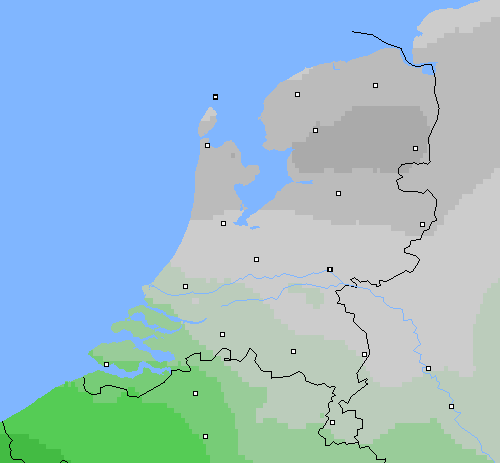 Bewolking Nederland