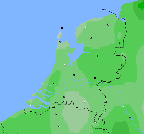 Bewolking Nederland