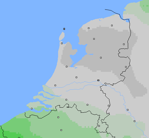 Bewolking Nederland