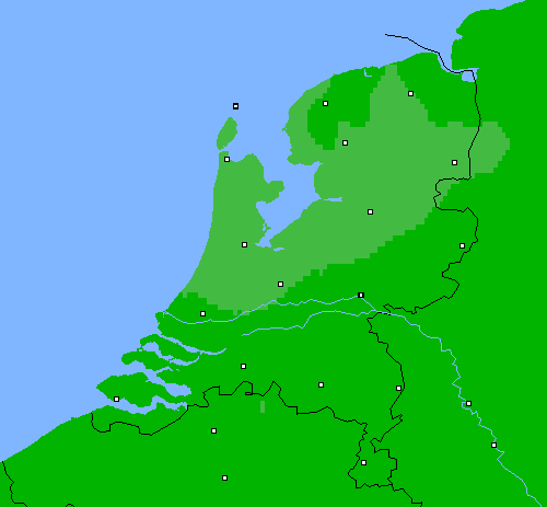 Bewolking Nederland