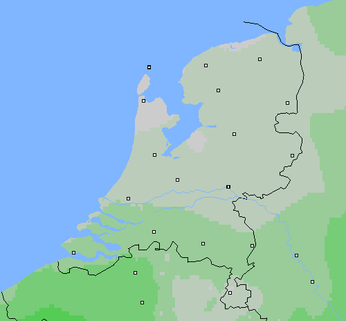 Bewolking Nederland