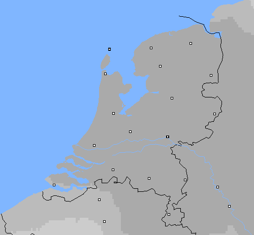 Bewolking Nederland