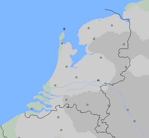 Bewolking Nederland