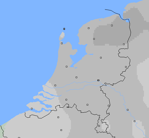 Bewolking Nederland