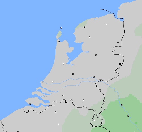 Bewolking Nederland