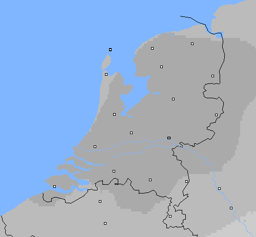Bewolking Nederland