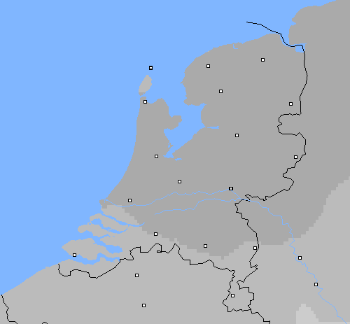 Bewolking Nederland