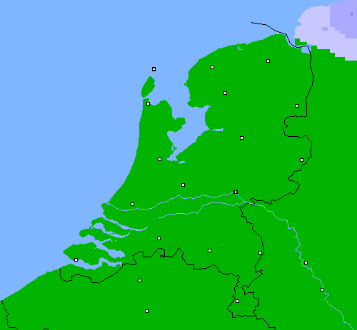 Neerslag (24 uur) Nederland