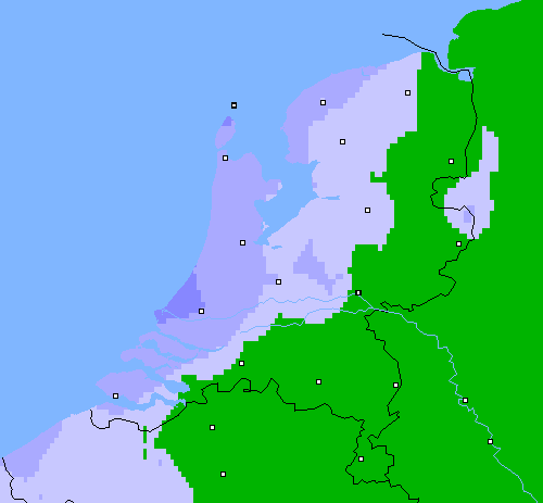 Neerslag (24 uur) Nederland