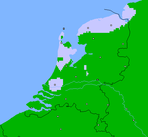 Neerslag (24 uur) Nederland