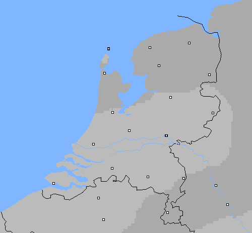 Bewolking Nederland