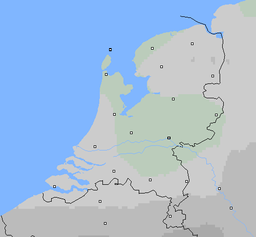 Bewolking Nederland
