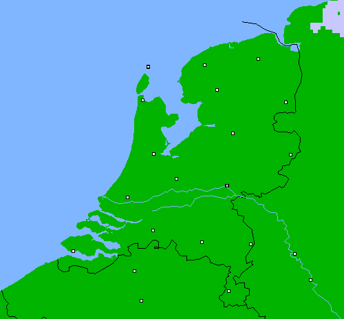 Neerslag (24 uur) Nederland
