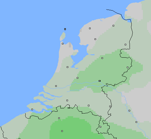 Bewolking Nederland