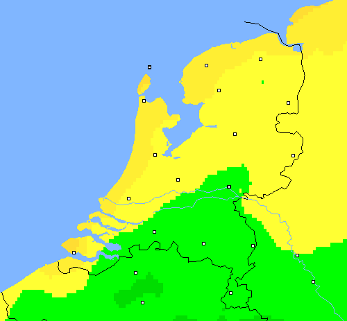 Tmin Nederland
