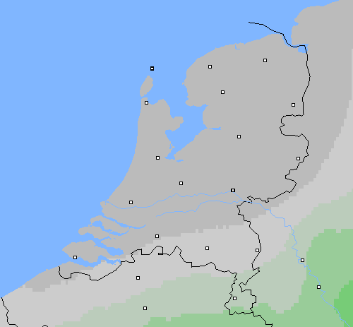 Bewolking Nederland
