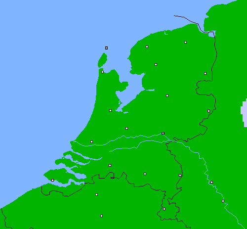 Neerslag (24 uur) Nederland